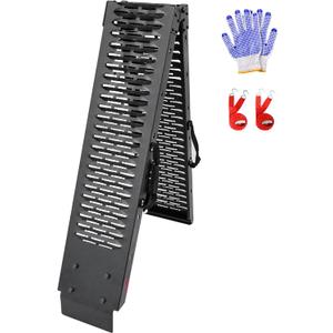 Ruedamann 83" Folding Motorcycle Ramp, 500 lbs Capacity, Black Series