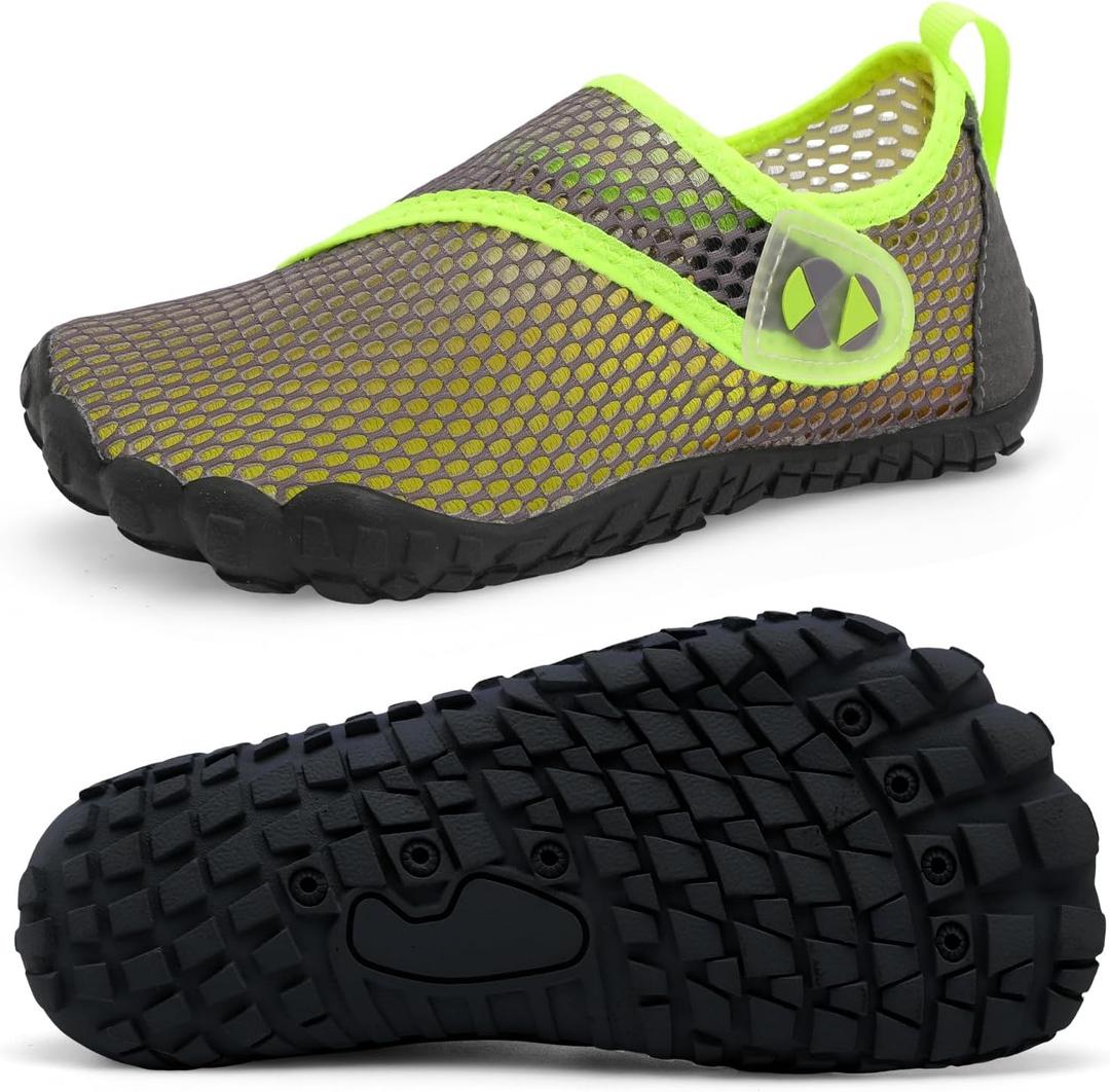 Centipede Demon Kids Water Shoes Girls Boys Quick Dry Aqua Shoes Barefoot Water Sneakers for Beach Swim Pool Boats Outdoor Water Sports Little/Big Kid (Ty4 Darkgreygr) No Size