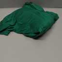 Haloumoning Girls Dress Kids Flutter Sleeve A-Line Button Down Sundress Casual Midi Dresses 5-14 Years Green