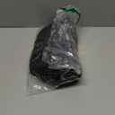 Femuar Reusable Lunch Box for Men/Women - Insulated Lunch Bag Leakproof Lunchbox for Work Office Picnic Beach - Freezable Lunch Cooler Bag with Adjustable Shoulder Strap - Black (Medium Size)