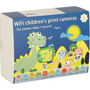 Camera for Kids, Instant Print Camera with WiFi Function 1080P Video Camera 2.4" Screen Selfie Camera with 32G TF Card, 4 DIY Stickers, 12 Colored Penls, 3 Rolls Print Papers for Girls Boys