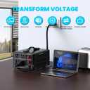 1000W Voltage Converter Transformer(110V to 220V or 220V to 110V) Step Up/Down Converter 110/120 Volt - 220/240 Volt w/US Power Cord,Circuit Breaker Protection, LCD Screen Display