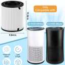 LV-H133 Replacement Filter only Compatible with LEVOIT LV-H133 Air Purifier, 3-in-1 Activated Carbon Pre-Filter, Part No. LV-H133-RF, White, 1 Pack