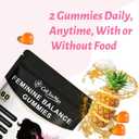 Women's Probiotic Gummies for Feminine Health & Balance, Natural Pineapple Flavor, Digestive Support, 60 Count (1)