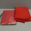 Red Plastic Table Cloth - 4 Pack 54"  108" Rectangle Disposable Tablecloths for 6FT Tables, Table Cover for Party, Valentines, Holiday & Gathering Use