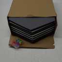 LAJAR 8 Pcs Self Adhesive Felt Bulletin Board Tiles (Large), Hexagon Color Felt Pin Board Wall Tiles for Photos, Pictures, Memos (Gray Large)