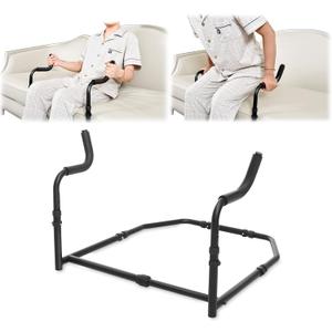 Stand Assist Aid for Elderly | Couch Assist for Detachable Sofa Cushions | More Support to Stand and Sit Easily for Seniors,Patients,Disabled,Adjustable,Black