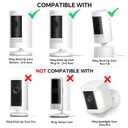 ALERTCAM Outdoor Power Adapter for Stick Up Cam Battery/Plug-in 3rd Gen, 25 ft Weather Resistant Charging Cable with Barrel Plug Continuously Charge Your Security Camera, White