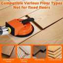 16PCS Floor Gap Fixer Tool Kit for Vinyl/Laminate Flooring Tool | Laminate Floor Repair Kit Includes Suction Cup, Rubber Mallet, Reusable Sticky Pads, Knee Pads, Microfiber Towel and Scraper