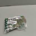 SIMISI RIBBON Christmas Buffalo Plaid Bow Burlap Black White Plaid Bows for Wreath Kitchen Decor (9.5 x 13 Inch)