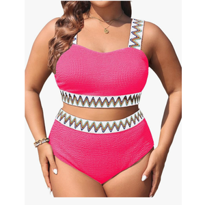 Daci Women Plus Size 2 Piece Swimsuits - High Waisted Bikini Sets Tummy Control Bathing Suit 2025 Swimwear,22W