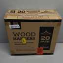 Wooden Hangers - 20 Pack, Heavy Duty, Non Slip Wood Hangers for Coats, Jackets, Suits, & Pants - Clothes Hangers for Closet W/Bar and Notches (Natural)