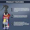 Rayhong Spray Coating Agent Multi-Functional Coating Renewal Agent, 3 in 1 Ceramic Car Coating Spray, High Protection Quick Car Coating Fast-Acting, Nanotechnology Plastic Parts Refurbish Agent