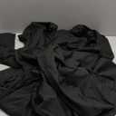 Bhome Maternity Dress for Photoshoot Cut-Out Backless Side Split Maternity Maxi Gown for Photoshoot (Large, Black)