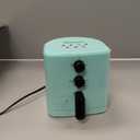 Elite Gourmet EAF-3218BL Personal 1.1Qt Compact Space Saving Electric Hot Air Fryer Oil-Less Healthy Cooker, Timer & Temperature Controls, PFOA Free, Mint