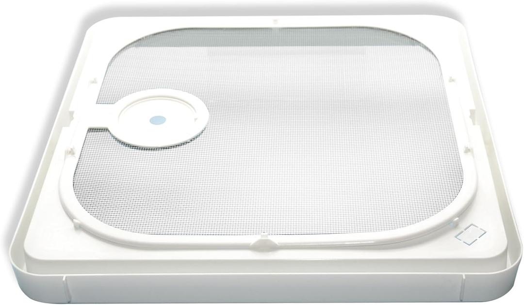 BVC0573-31 Roof Vent Screen Frame with Removable Mesh, Easy Replacement Install, Includes Frame and Screen, Fits 14x14 Inch Opening