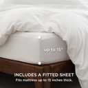 Bedsure Duvet Cover Queen Size with Fitted Sheet - 4 Pieces Prewashed Polyester Extra Soft Bedding Set, Includes 1 Duvet Cover 90''x90'' with Zipper Closure, 2 Pillow Shams, 1 Fitted Sheet, White