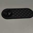 Multifunction Car Anti-Slip Mat with 360 Rotating Auto Phone Holder, Universal Dashboard Organizer Pad with Temporary Parking Number for Phones Keys Sunglasses Gadgets (Gray Black)