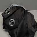 KOUFALL 100% Blackout Curtains Extra Wide and Long,Set of 2 Panels 72x90 72 x 90 Total Width 144 Inch Black Grommet Dark Academia Curtains for Living Room