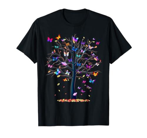 Butterfly Tree Beautiful T-Shirt 2XL