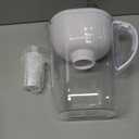 Brita Large Water Filter Pitcher for Tap and Drinking Water, Includes 1 Standard Filter, BPA-Free, Lasts Two Months, 10-Cup Capacity, Bright White