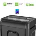 Aurora AU830MA High-Security 8-Sheet Micro-Cut Paper and Credit Card Shredder/ 20 Minutes/Security Level P-5