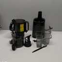 Cold Press Juicer, 5.8" Wide Feed Chute Juice Extractor Machine with 400W, High Juice Yield, Slow Masticating Juicer for Whole Vegetables & Fruits, Light Grey