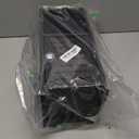 AOJEZOR Toilet Paper Holder Stand: PVC Freestanding Bathroom Cabinet Storage for Apartment Dwellers - Slim Bathroom Storage - Black (15.4 inch H)