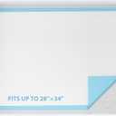 IMMCUTE Pee Pad Holder for Dogs, Thickened Soft Silicone Extra Large Puppy Pad Holder Fits Up to 28" x 34" Pee Pads, Non-Slip High Edge Pee Pad Holder, for Leak-Proof Urine, Floor Protection