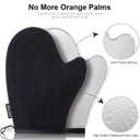 3 in 1 Self Tanning Mitts Self Tanner Mitt Applicator Kit - Tanning Glove for Self Tan Mitt, Tanning Brush for Self Tan Back Tanning Applicator Kabuki Body Brush Self Tanner Back