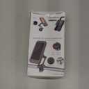 Waterproof Pouch Bike Phone Mount 4 to 6.7 Inch - Universal Motorcycle Handlebar with 360 Rotation Touch Screen Aluminium Handlebar Clamp-iPhone 17 16 15 14 13 Pro Max Samsung S24 S23-Anti-Shake GPS