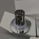 2PC Solid Metal Bathroom Sink Stopper-Brass Core & Stainless Steel Construction-Dual Function Bathroom Sink Drain Strainer-Universal Fit 99% Bathroom Drain-(1.1'' to 2.36'' inch) (Chrome)