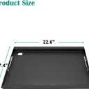 Full-Size Griddle Inserts for Weber Spirit & Spirit II 300 Series, Flat Top Grill Griddle for Weber Spirit S-310 S-320 E-310 E-320 GS4 Spirit II E-310, Rectangular Griddle Replace for 6787