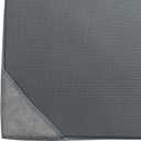 Non Slip Yoga Towel with Corner Pockets, Mat-Sized 24"x72", 100% Microfiber Sweat Absorbent, Perfect for Hot Yoga, Bikram, Pilates and More (Grey)