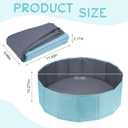 Dog Ball Pit, Foldable Ball Pit for Dog, Balls Pit for Dogs, Balls Pit for All Types of Dogs, Suitable for Indoor and Outdoor Activities (33.46 inches in Diameter,No Ball Included)