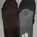 OrthoComfoot Plantar Fasciitis Orthotic Insoles - Comfortable High Arch Support Inserts for Women & Men, 220+lbs Heavy Duty Cushion Pain Relief Shoe Insole for Flat Feet - Arch Pain - Heel Pain -Work (7 Men/9 Women (Insole Length 10.4 in), W1a-brown)