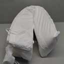 Bedluxe King Wedge Pillow Headboard, Bed Wedge Pillow for Headboard, Bed Gap Filler King - Fill The Gap (0-3.5"), Mattress Gap Filler(White, 76"x6.5"x4.5")