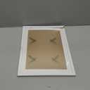 Engineered Wood 12x16 Frame White, Display Picture 10x14 with Mat or 12 x 16 Without Mat, Picture Frame with Wood-grain for Diamond Art Painting 30x40cm, 1 Pack