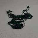 Lilosy Sexy Choker Floral Lace Scallop Sheer Underwire Push Up Garter Belt Lingerie Set 3 Piece (Small, Army Green)