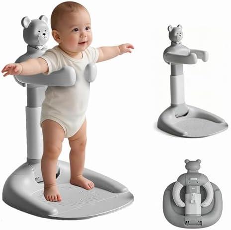 OUJK Baby Shower Stand and Baby Shower Standing Support Adjustable Standing Bath Stand with Non-Slip Base