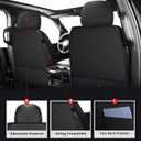 MIROZO Car Seat Covers for Chevy Silverado GMC Sierra,Truck Seat Covers Compatible with 2007-2013 and 2019-2025 Chevy Silverado GMC Sierra 1500 2500HD 3500HD Pickup Seat Covers (Blue,Full Set)
