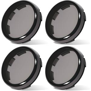 Benlari 2inch Smoke Bullet Turn Signal Light Lens Cover Anti-scratch Lenses Fit for Harley Touring Street Glide Road Glide Road King Electra Glide Softail Dyna Sportster Iron883 1200, 4PCS