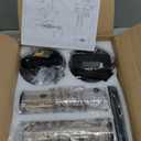 Black Battery Operated Wall Sconces Set of Two Modern Rechargeable Wall Sconces with Remote Control LED Dimmable Wall Lights for Living Room Bedroom Hallway (2 Pack)