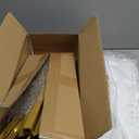 Arch Backdrop Stand Set of 2 With Cover (7.2FT+6FT) Gold Metal Wedding Arch Balloon Stand With Cover for Birthday Party Baby Shower Graduation Ceremony Decoration (White)