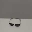 FAA'N Retro Big Frame Cat Eye Polarized Sunglasses Women with Spring Hinge(Black)