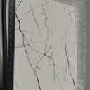 Stone Dish Drying Mats for Kitchen Counter (16x12In), Quick Dry Dish Drying Mat with Anti-Slip Pad, Absorbent Stone Dish Drying Mat, Match Any Countertop, White marble style, BPA Free, Designed in USA