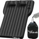 Uncle elk Tesla Model Y Mattress, Inflatable SUV Mattress for Portable Camping Mattress, Foldable Air Mattress with Air Pump and Storage Bag for Tesla Model Y and SUV Travel, Black