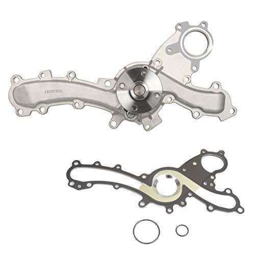 IRONTREE AW6047 Professional Water Pump Kit with Gasket Compatible with 2005-2018 Toyota Avalon Camry Highlander Venza RAV4 Sienna, 2007-2018 Lexus ES350 RX350 RX450H, 3.5L V6 Engine, OE Replacement