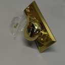Mortise Lock Escutcheon Plate 2-1/4" X 7" With Brass Door Knob & Turner #3002