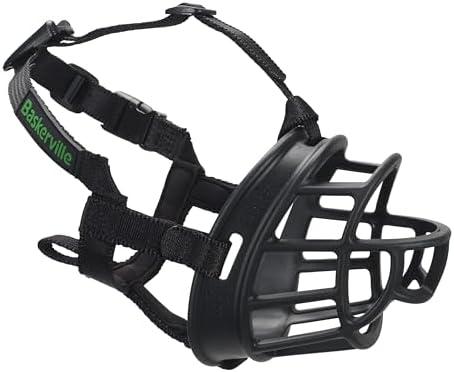 Amazon.com : BASKERVILLE Ultra Dog Muzzle- Black Size 4, Perfect for Medium Dogs, Prevents Chewing and Biting, Basket allows Panting and Drinking-Comfortable, Humane, Adjustable, Lightweight, Durable : Pet Muzzles : Pet Supplies